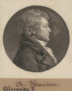 Alexander Contee Hanson by Charles B. J. Févret de Saint Mémin