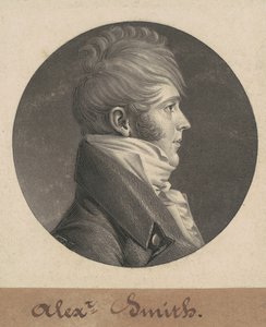 Alexander Smith by Charles B. J. Févret de Saint Mémin