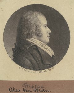 Alexander von Pfister by Charles B. J. Févret de Saint Mémin