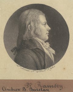 Andrew D. Barclay by Charles B. J. Févret de Saint Mémin
