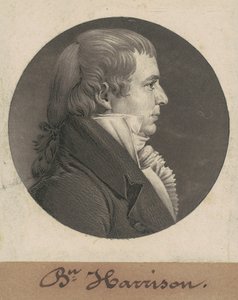 Benjamin Harrison by Charles B. J. Févret de Saint Mémin