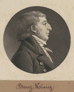 Benjamin King by Charles B. J. Févret de Saint Mémin