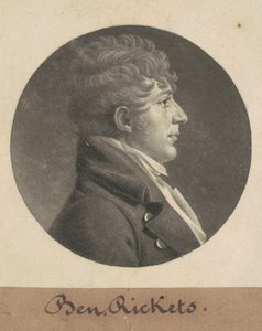Benjamin Ricketts by Charles B. J. Févret de Saint Mémin