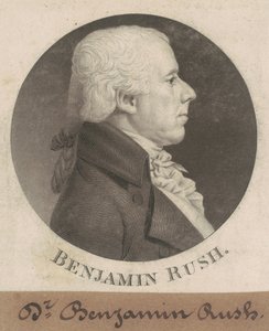 Benjamin Rush by Charles B. J. Févret de Saint Mémin