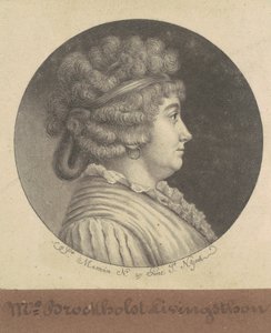 Catherine Keteltas Livingston by Charles B. J. Févret de Saint Mémin
