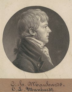 Christian Luis Mannhardt by Charles B. J. Févret de Saint Mémin
