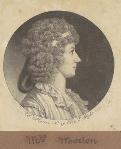 Cornelia Schuyler Morton by Charles B. J. Févret de Saint Mémin