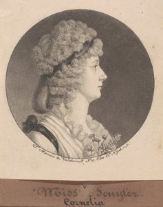 Cornelia Schuyler Morton by Charles B. J. Févret de Saint Mémin
