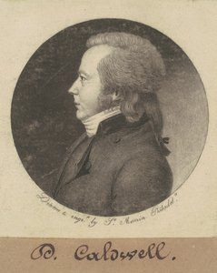 David Caldwell by Charles B. J. Févret de Saint Mémin