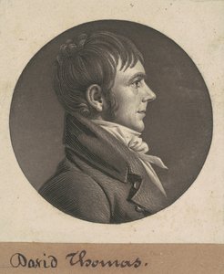 David Thomas by Charles B. J. Févret de Saint Mémin