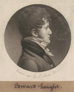 Edward Laight by Charles B. J. Févret de Saint Mémin