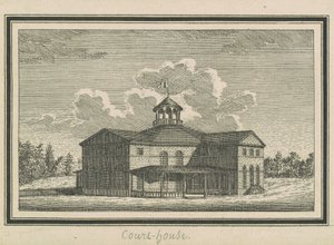Esperanza, Courthouse by Charles B. J. Févret de Saint Mémin