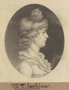 Frances Cadwalader Erskine by Charles B. J. Févret de Saint Mémin