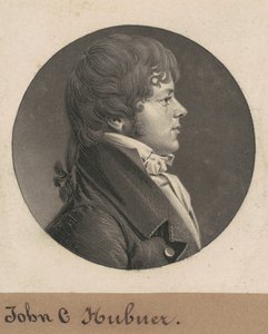 John C. Hubner by Charles B. J. Févret de Saint Mémin