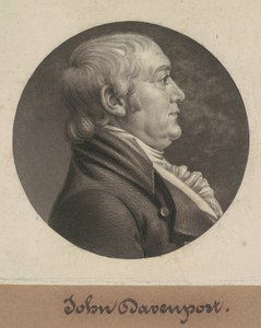 John Davenport by Charles B. J. Févret de Saint Mémin