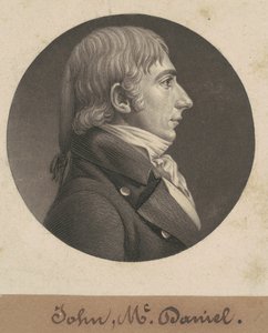 John McDaniel by Charles B. J. Févret de Saint Mémin