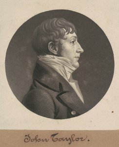 John Taylor by Charles B. J. Févret de Saint Mémin