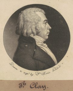 Joseph Clay by Charles B. J. Févret de Saint Mémin