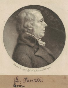 Leven Powell by Charles B. J. Févret de Saint Mémin
