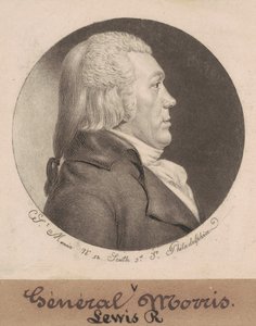 Lewis Richard Morris by Charles B. J. Févret de Saint Mémin