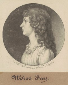Maria Jay by Charles B. J. Févret de Saint Mémin