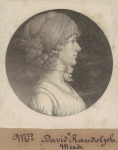 Mary Randolph Randolph by Charles B. J. Févret de Saint Mémin
