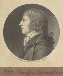 Peter Schuyler Livingston by Charles B. J. Févret de Saint Mémin