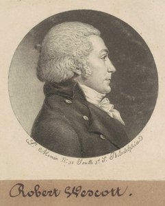 Robert Wescott by Charles B. J. Févret de Saint Mémin