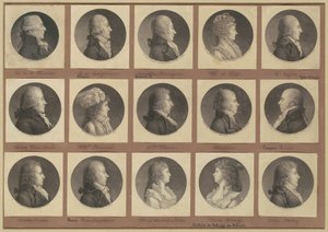 Saint-Mémin Collection of Portraits, Group 1 by Charles B. J. Févret de Saint Mémin