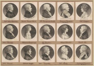 Saint-Mémin Collection of Portraits, Group 24 by Charles B. J. Févret de Saint Mémin