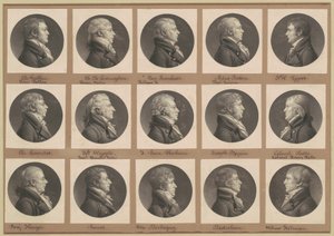Saint-Mémin Collection of Portraits, Group 32 by Charles B. J. Févret de Saint Mémin