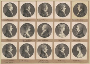 Saint-Mémin Collection of Portraits, Group 43 by Charles B. J. Févret de Saint Mémin
