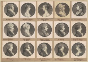 Saint-Mémin Collection of Portraits, Group 44 by Charles B. J. Févret de Saint Mémin