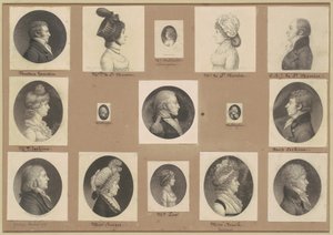 Saint-Mémin Collection of Portraits, Group 50 by Charles B. J. Févret de Saint Mémin