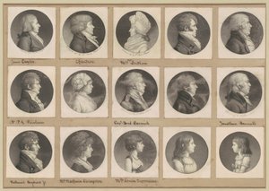 Saint-Mémin Collection of Portraits, Group 52 by Charles B. J. Févret de Saint Mémin