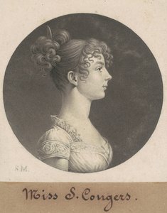 Sarah C. Conyers by Charles B. J. Févret de Saint Mémin