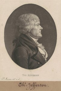 Thomas Jefferson by Charles B. J. Févret de Saint Mémin