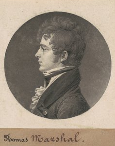 Thomas Marshall by Charles B. J. Févret de Saint Mémin