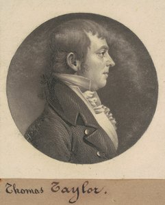 Thomas Taylor by Charles B. J. Févret de Saint Mémin