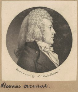 Thomas Wright Armat by Charles B. J. Févret de Saint Mémin