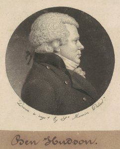 William Hudson by Charles B. J. Févret de Saint Mémin