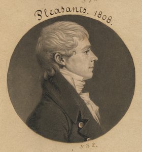 Archibald Pleasants, Jr. by Charles Balthazar Julien Févret de Saint-Mémin