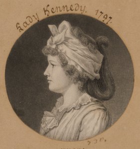 Jane Macomb Kennedy by Charles Balthazar Julien Févret de Saint-Mémin