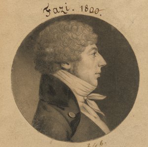 Jean Salomon Fazi by Charles Balthazar Julien Févret de Saint-Mémin