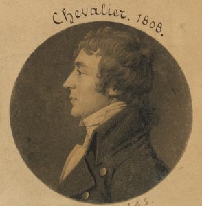 John Augustus Chevallie by Charles Balthazar Julien Févret de Saint-Mémin