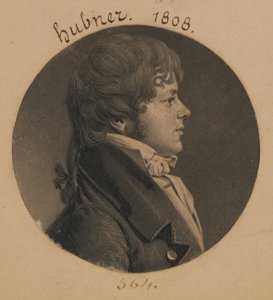 John C. Hubner by Charles Balthazar Julien Févret de Saint-Mémin