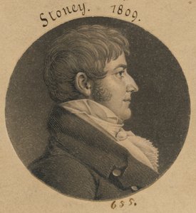 John Stoney by Charles Balthazar Julien Févret de Saint-Mémin