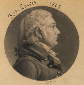 Joseph Lewis, Jr. by Charles Balthazar Julien Févret de Saint-Mémin