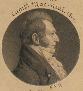 Neil McNeill by Charles Balthazar Julien Févret de Saint-Mémin