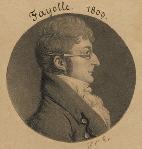 Peter Fayolle by Charles Balthazar Julien Févret de Saint-Mémin